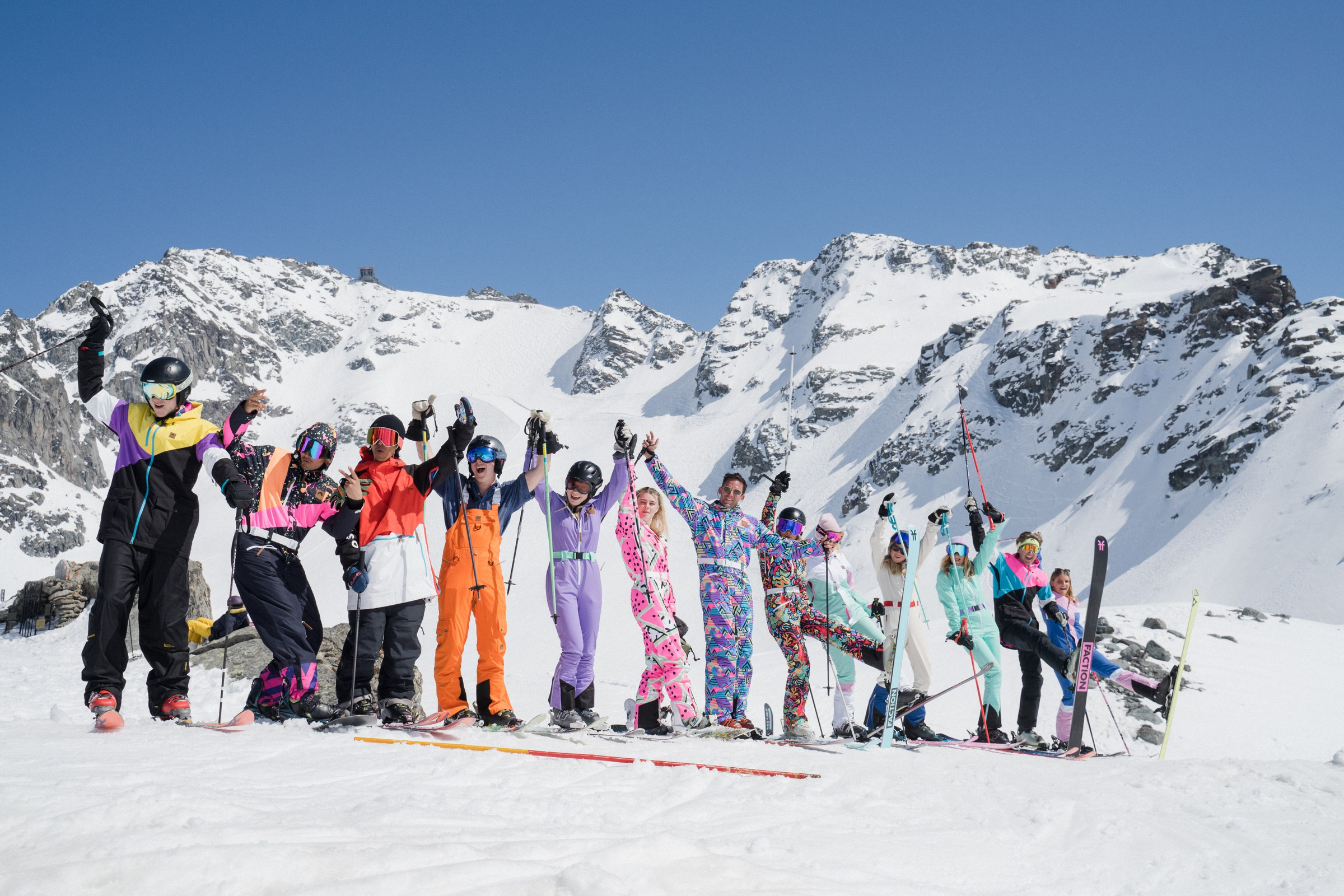 Ski Suits & Snow Onesies - Retro-Styled