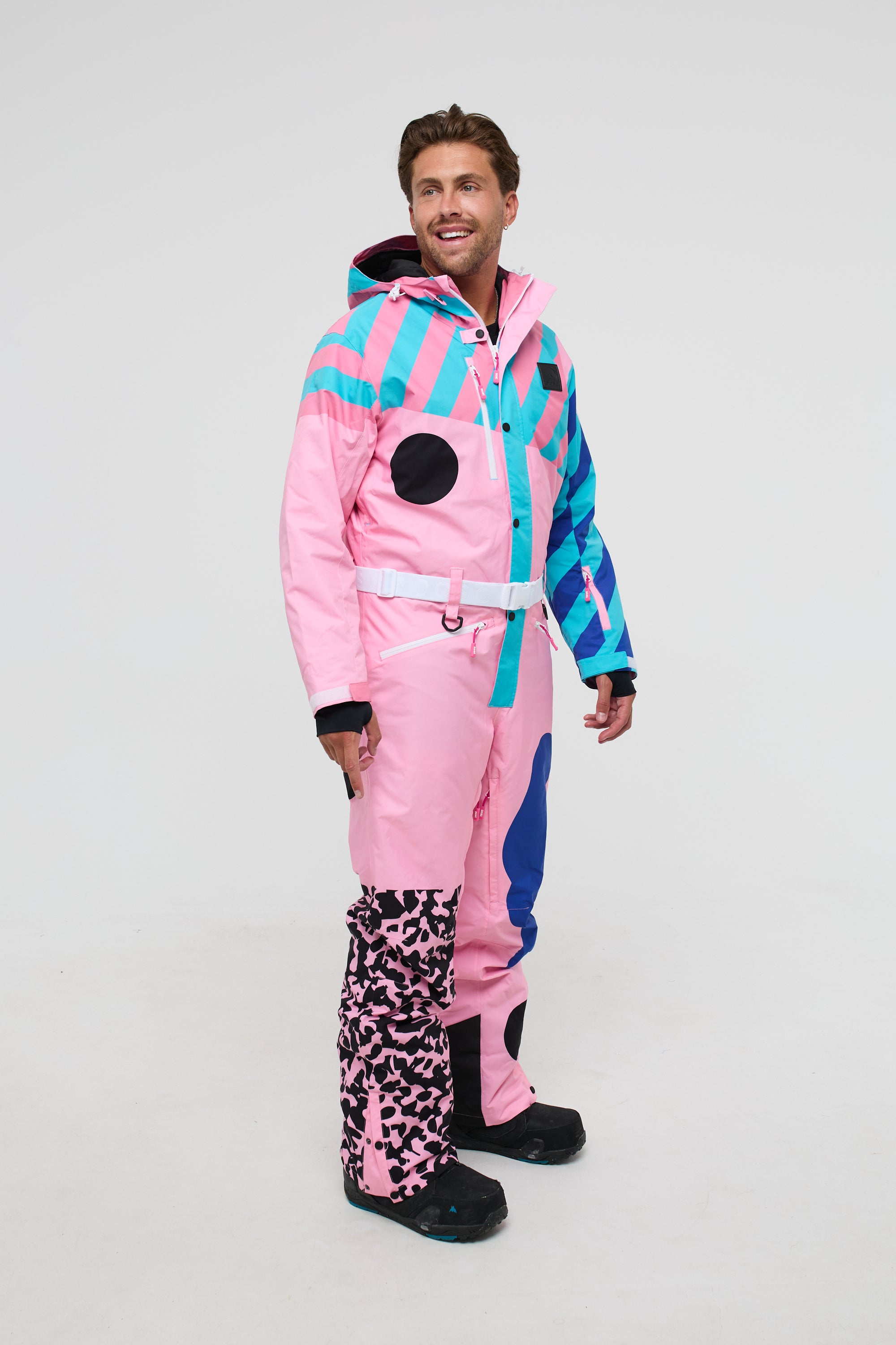 Penfold In Pink Ski Suit - Men's