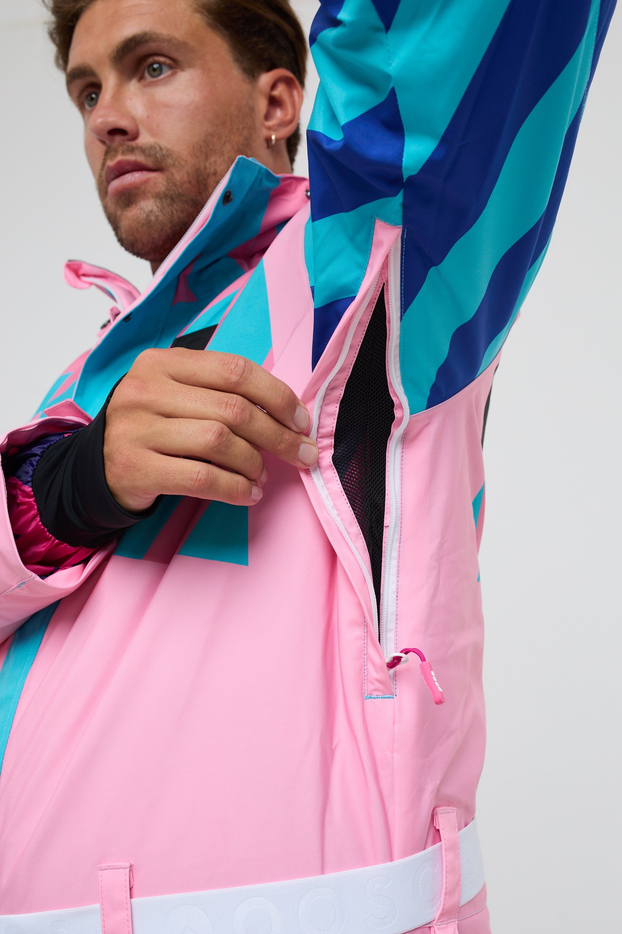 Penfold In Pink Ski Suit - Men's