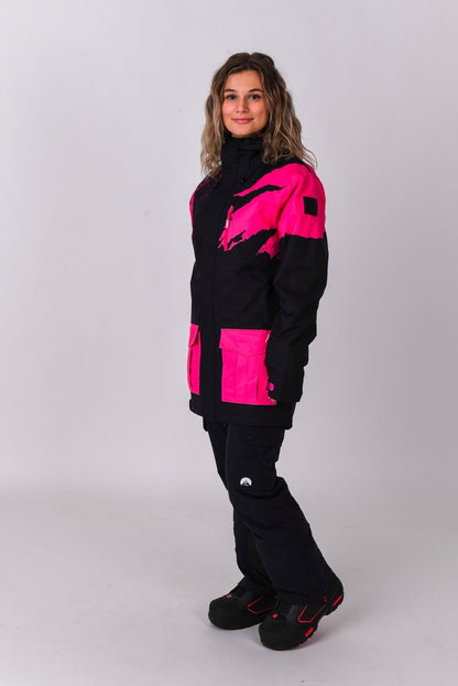 Afterparty Jacket Black & Pink - OOSC Clothing