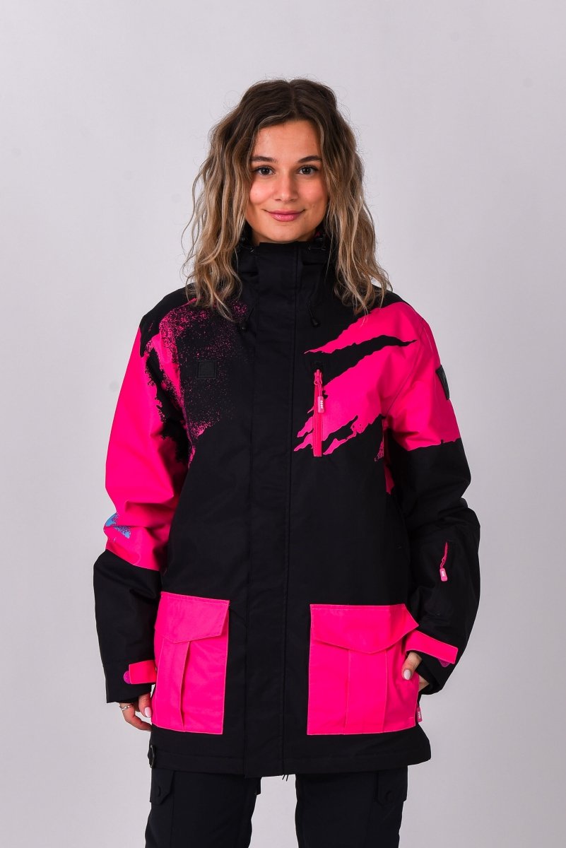 Afterparty Jacket Black & Pink - OOSC Clothing