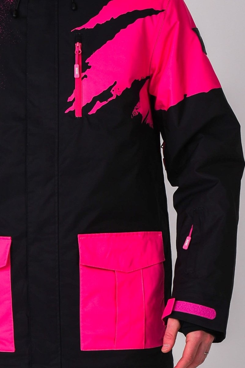 Afterparty Jacket Black & Pink Men's - OOSC Clothing