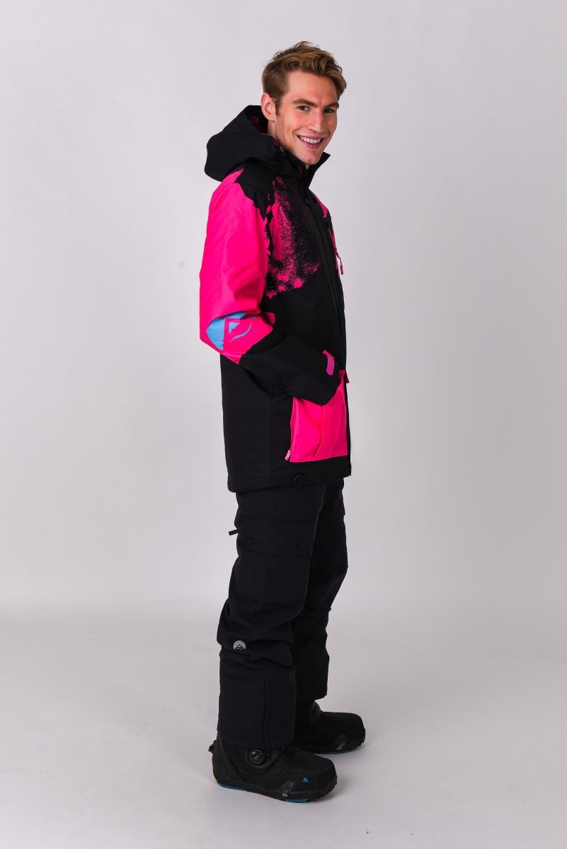 Afterparty Jacket Black & Pink Men's - OOSC Clothing