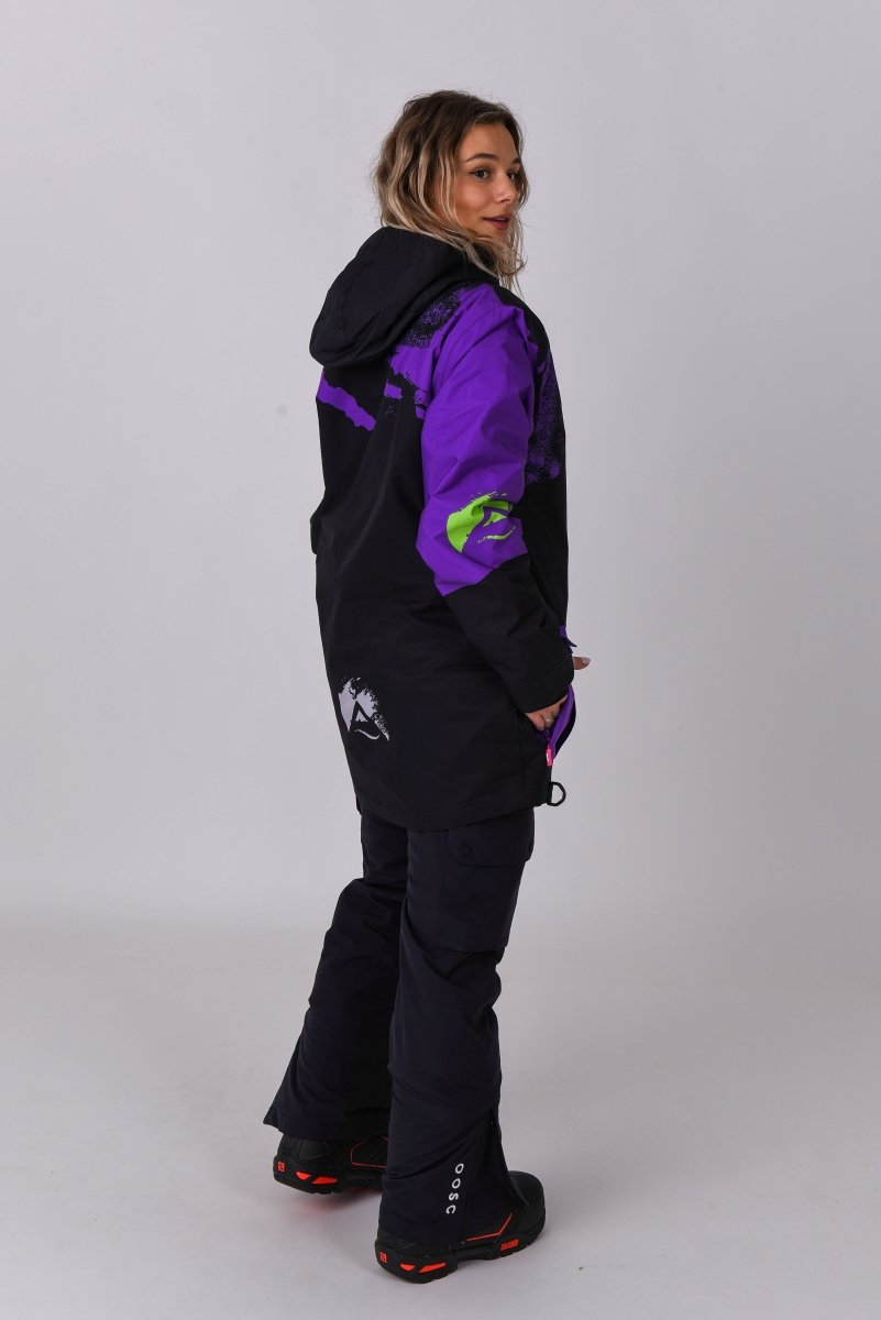 Afterparty Jacket Black & Purple - OOSC Clothing