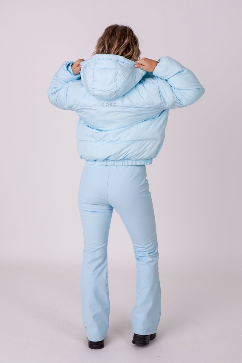 Chic Puffer Jacket - Ice Blue - OOSC Clothing