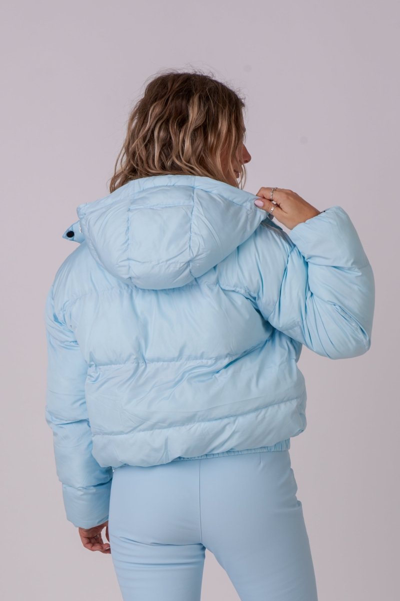 Chic Puffer Jacket - Ice Blue - OOSC Clothing