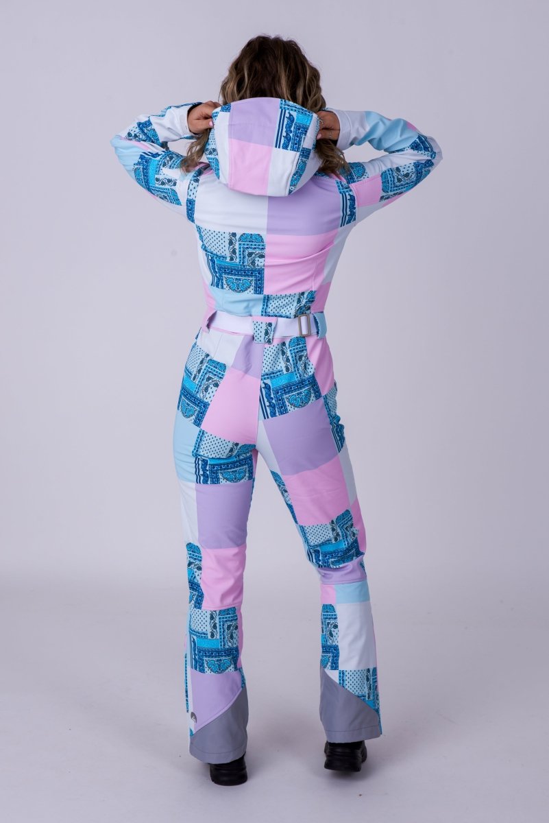 Chic Ski Suit - Patchwork - OOSC Clothing