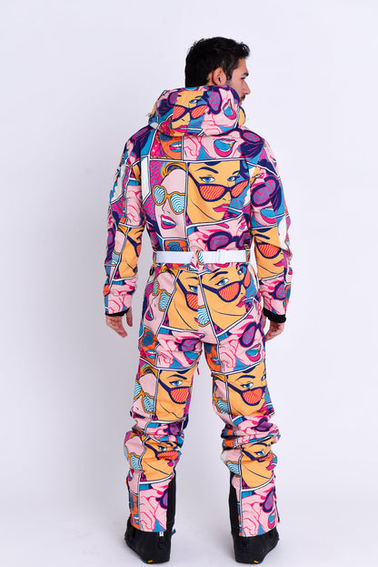 Comic Book Candy Ski Suit - Mens