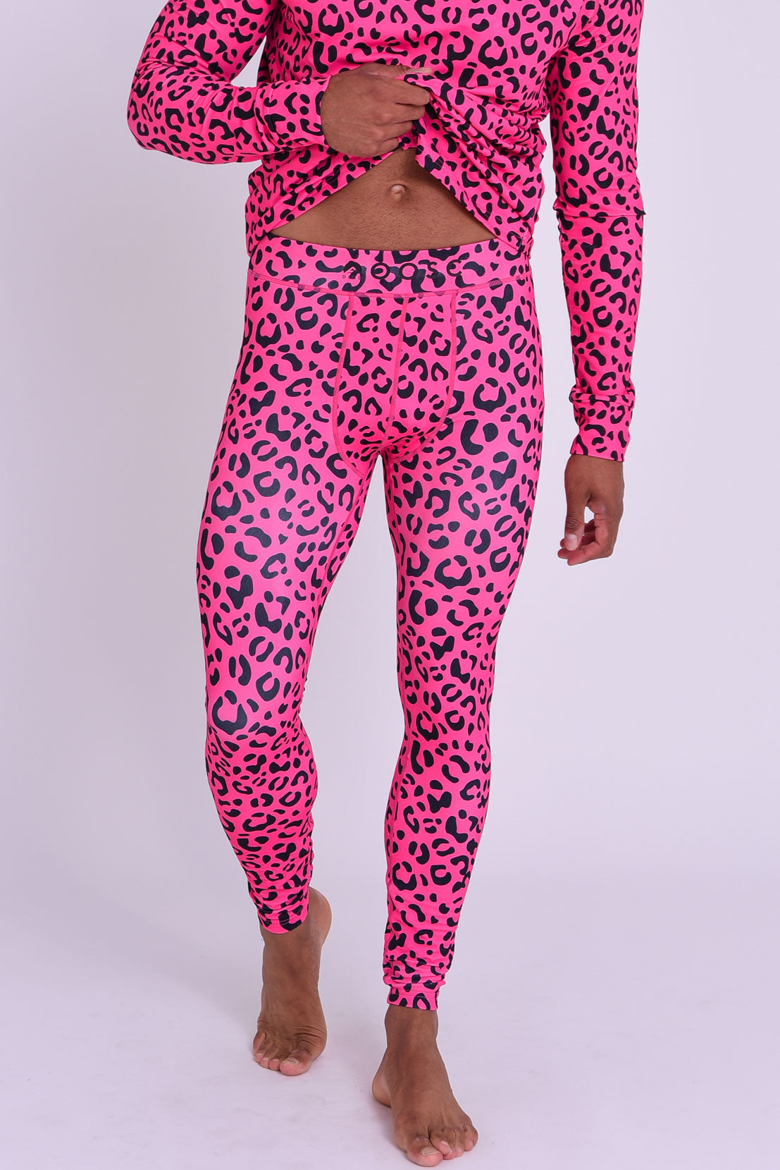 Baselayer Pant - Hotel California Pink Leopard Men's