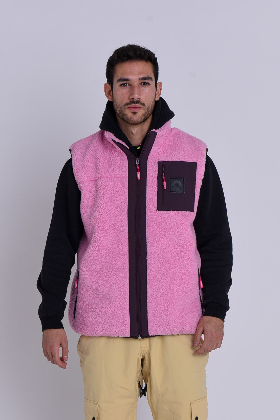 Method Sherpa Vest Dusky Pink - Men's