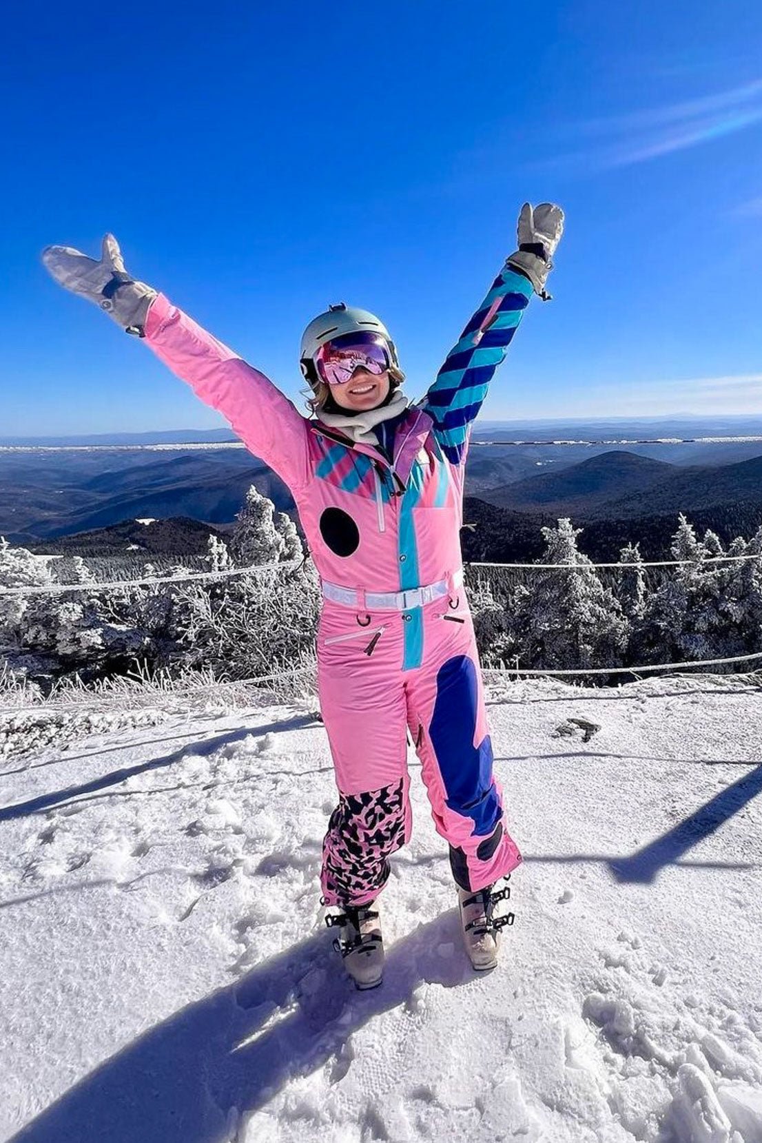 Penfold in Pink Ski Suit - Women's Shaped