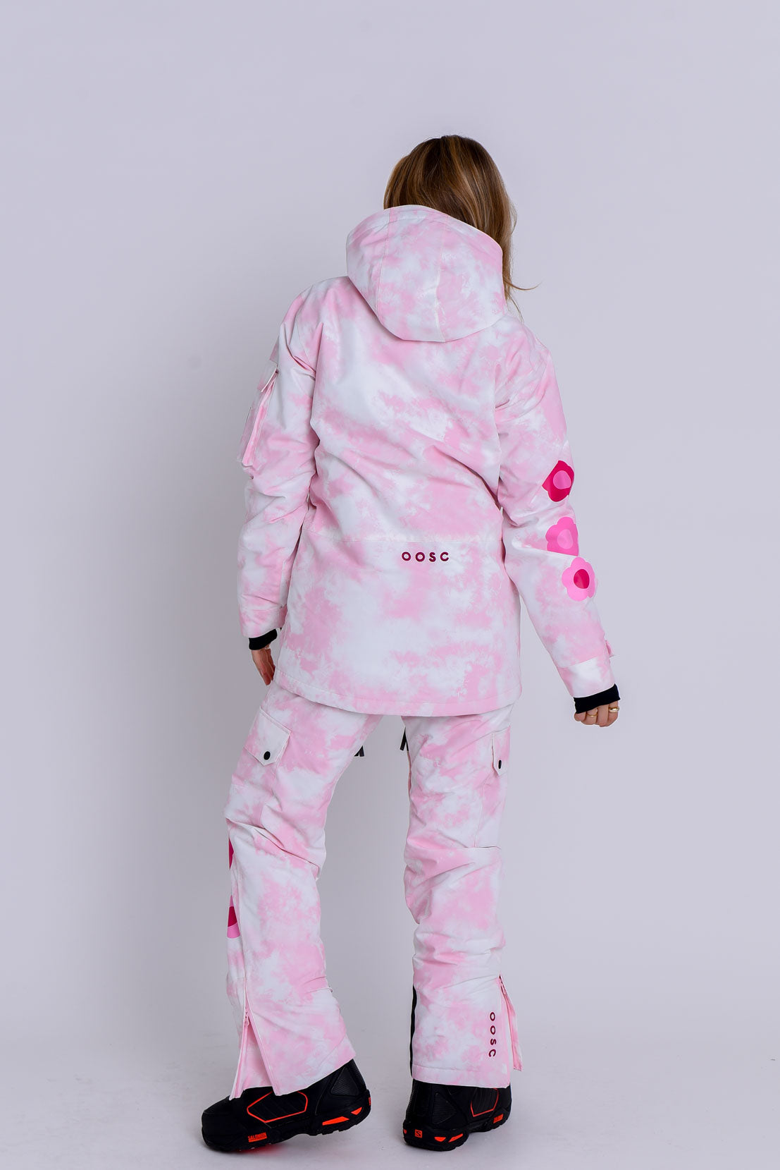 Yeh Girl Ski & Snowboard Jacket - Katie Ormerod Pink Tie Dye Signature line