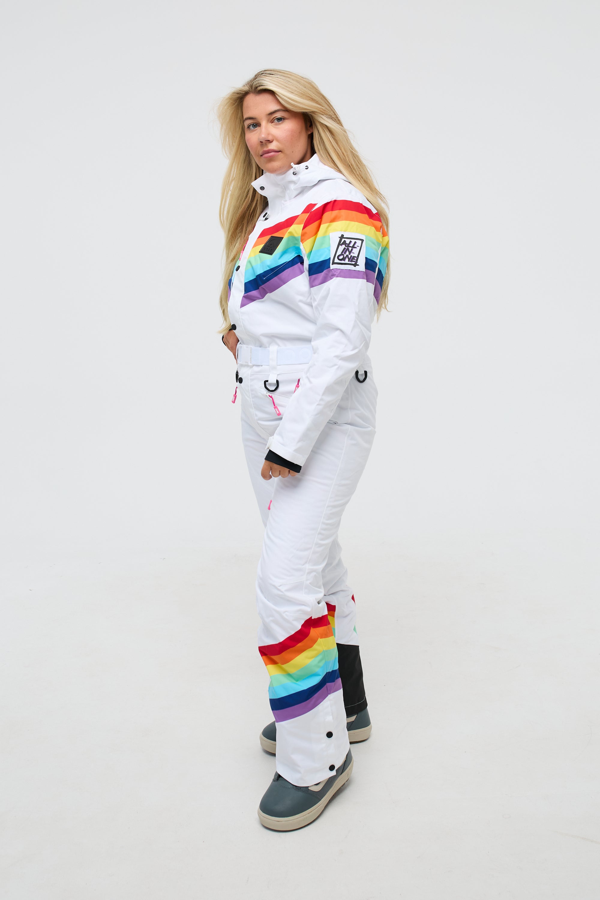 Rainbow Road Shaped Women's Ski Suit