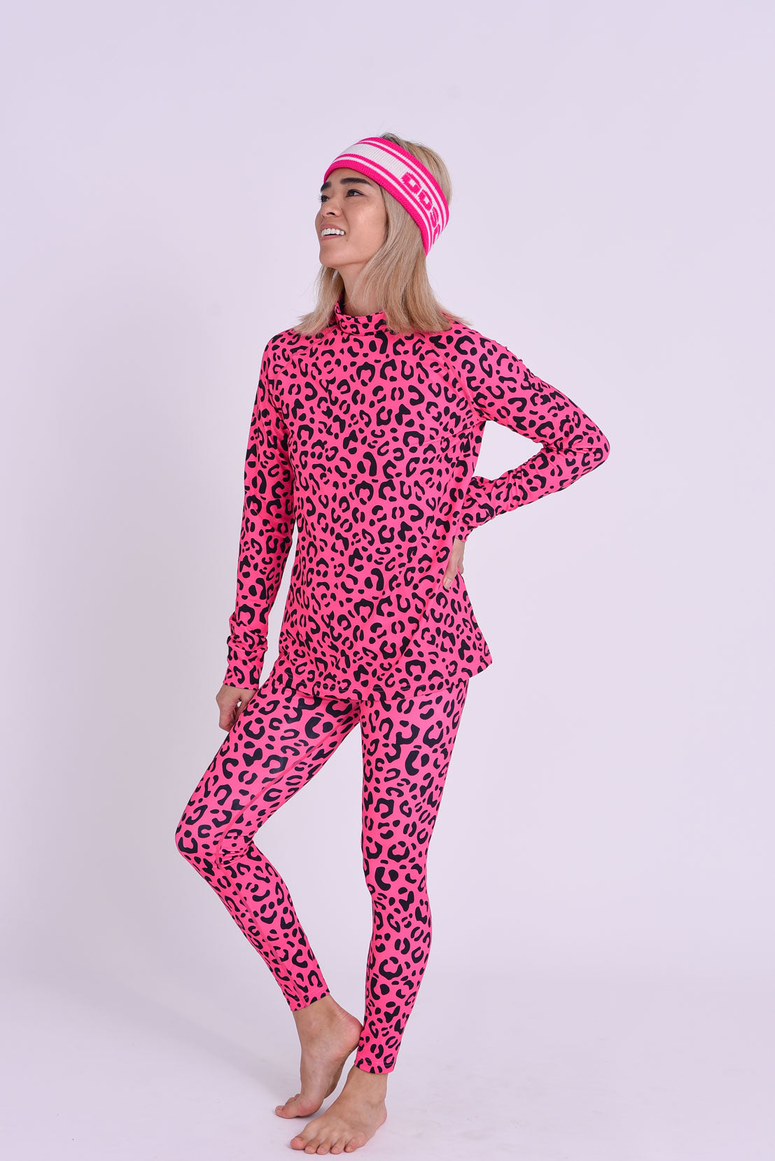 Baselayer Top - Hotel California Pink Leopard Women's