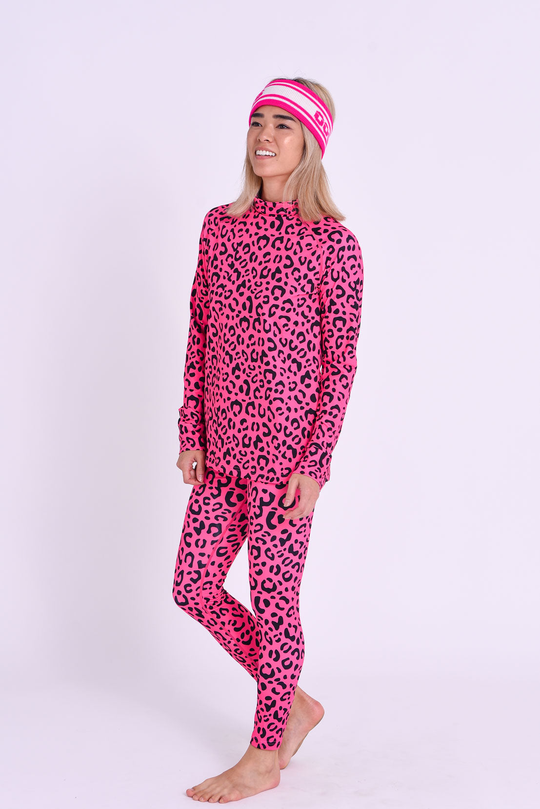 Baselayer Top - Hotel California Pink Leopard Women's