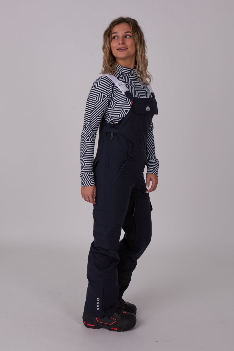 Yeh Girl Bib Pant - Black - OOSC Clothing