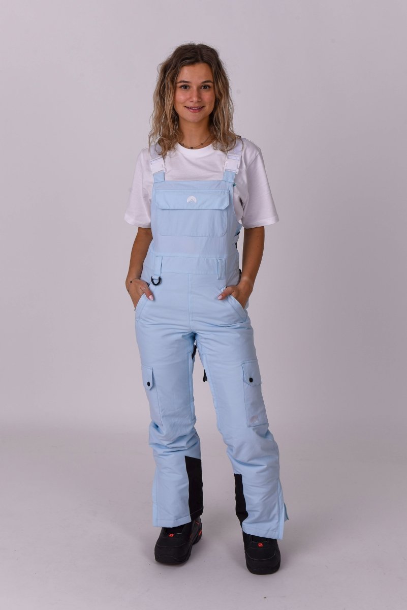 Yeh Girl Bib Pant - Ice Blue - OOSC Clothing