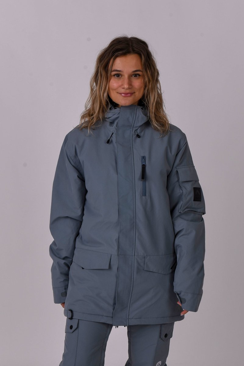 Yeh Girl Ski & Snowboard Jacket - Grey - OOSC Clothing