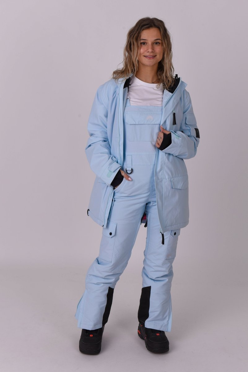 Yeh Girl Ski & Snowboard Jacket - Ice Blue - OOSC Clothing