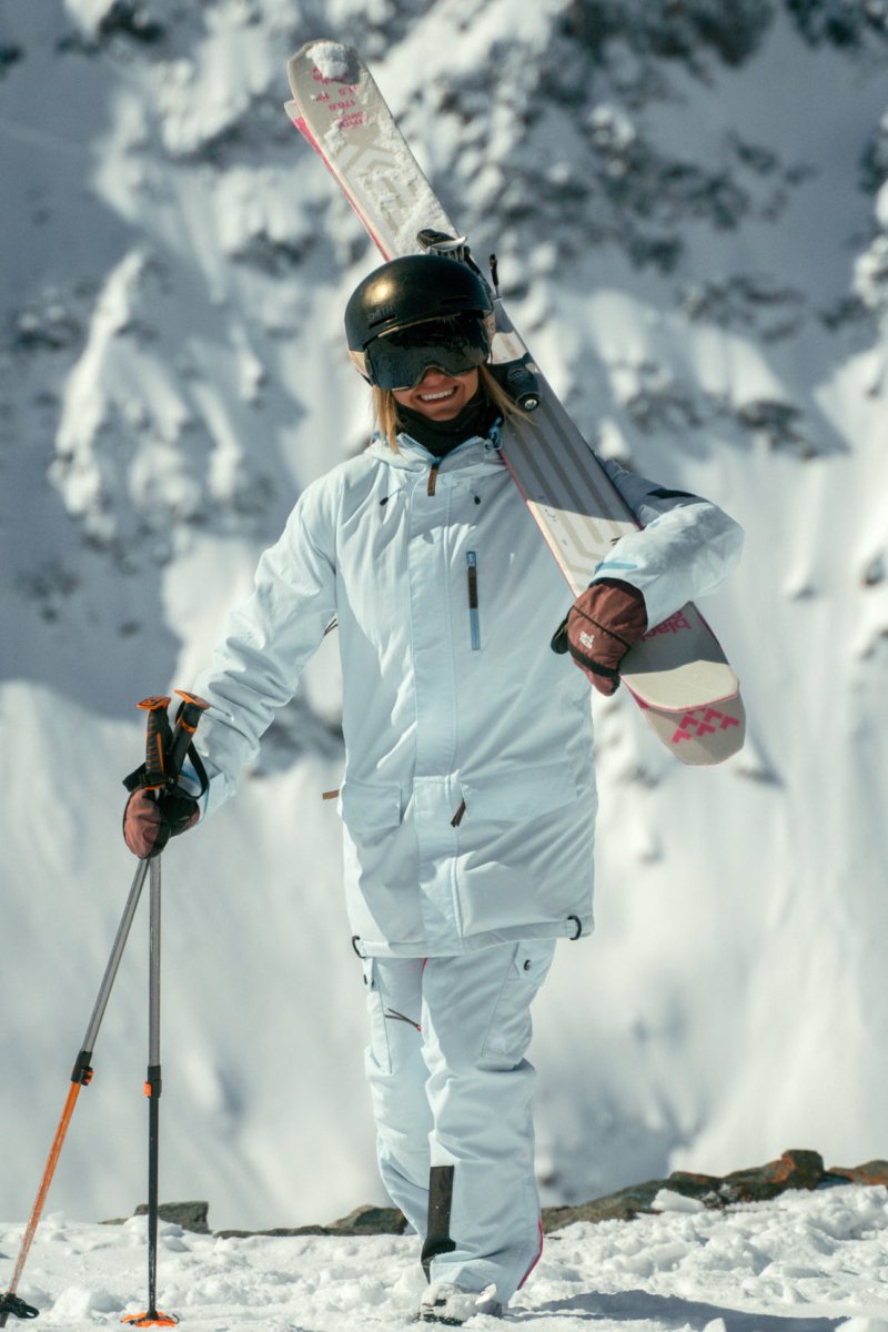 Yeh Girl Ski & Snowboard Jacket - Ice Blue - OOSC Clothing