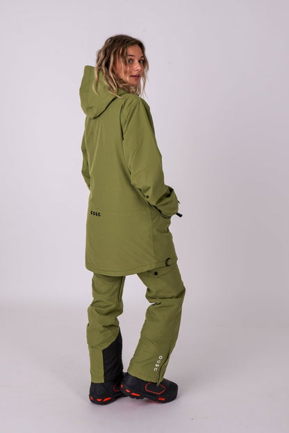 Yeh Girl Ski & Snowboard Jacket - Khaki - OOSC Clothing