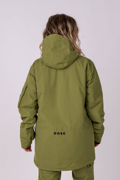 Yeh Girl Ski & Snowboard Jacket - Khaki - OOSC Clothing