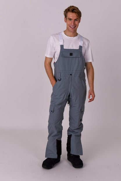 Yeh Man Bib Pant - Grey - OOSC Clothing