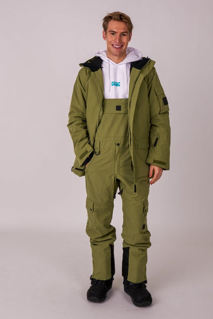 Yeh Man Bib Pant - Khaki - OOSC Clothing