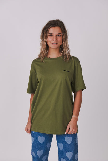 Powder Club T-Shirt - Khaki