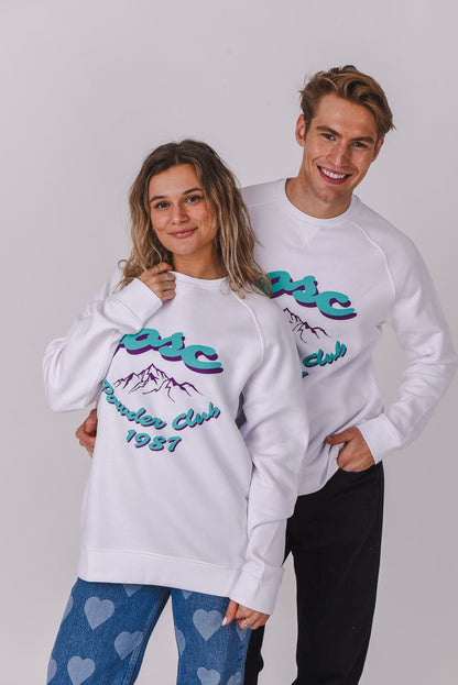 Powder Club Sweatshirt - White