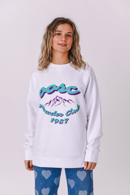 Powder Club Sweatshirt - White