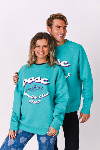 Powder Club Sweatshirt - Aqua