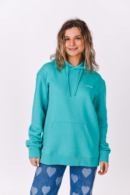 Powder Club Hoodie - Aqua