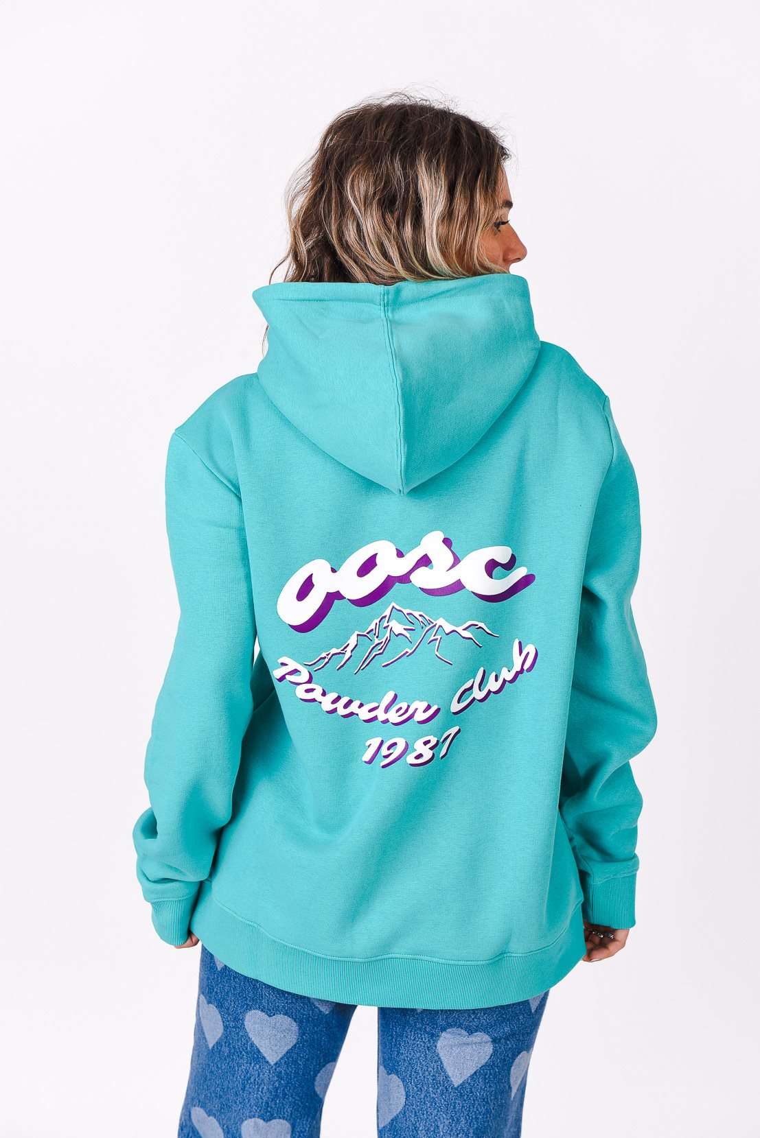 Powder Club Hoodie - Aqua