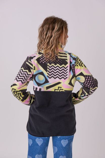 Saved By The Bell Fleece Black - Women's