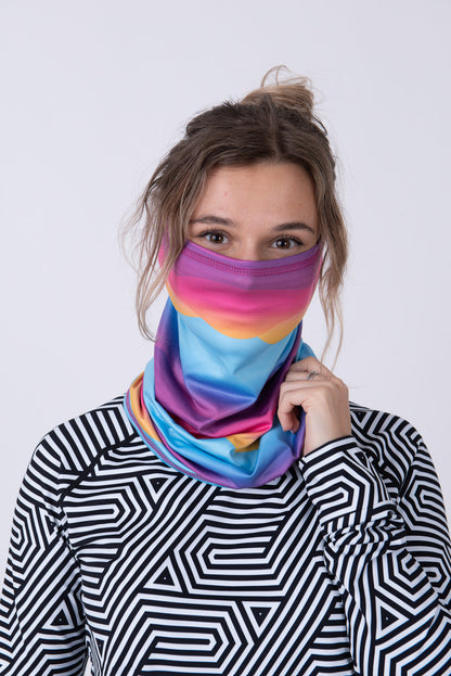 OOSC Neckwarmer - Mambo Sunset Print